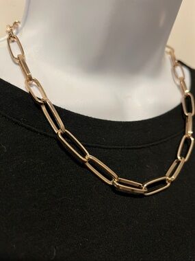 8 Other Reasons Gold-Tone Paperclip Link Necklace - Elegant Chain for Women